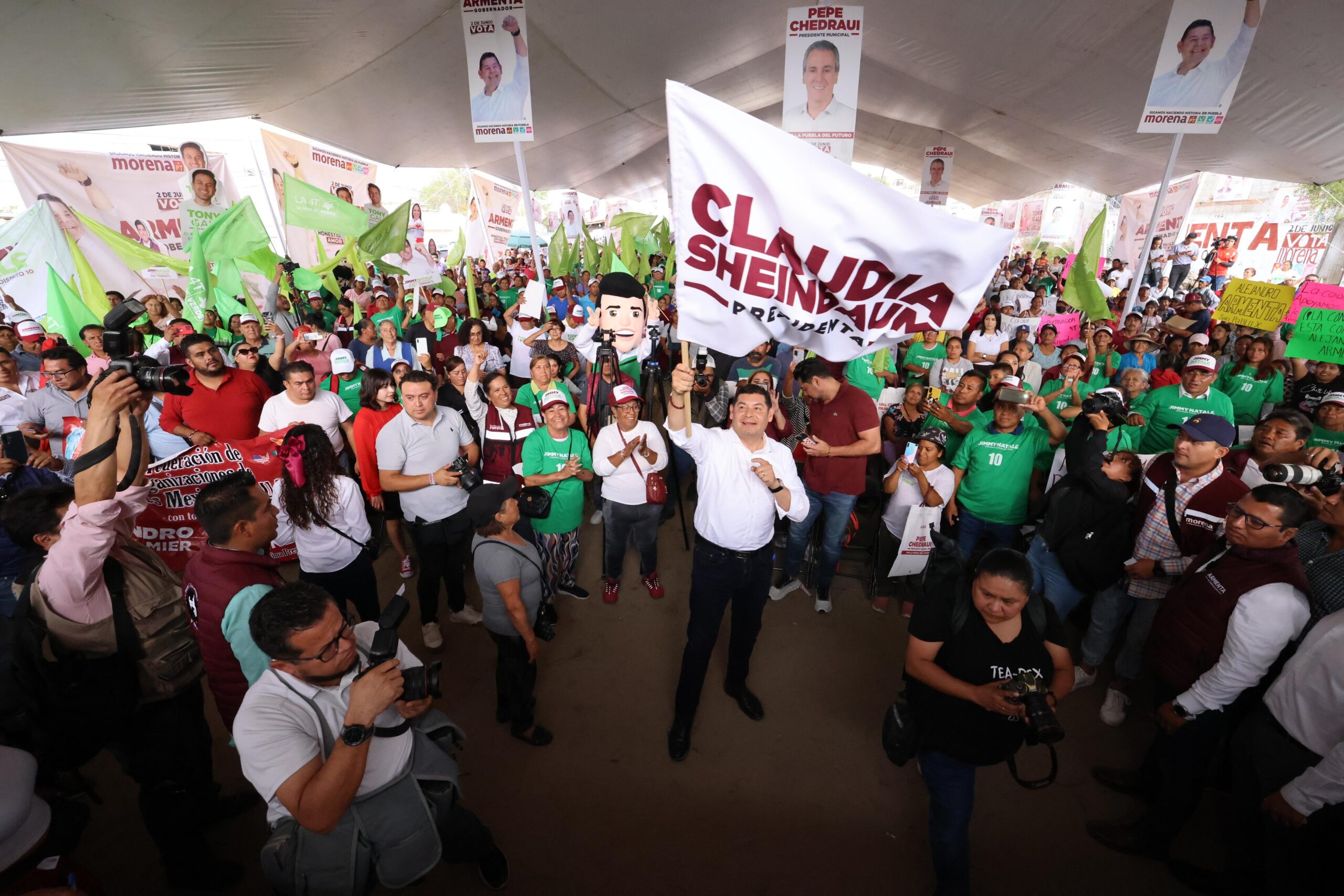 Alejandro Armenta Promete Mejorar Seguridad y Servicios en el Nororiente de Puebla